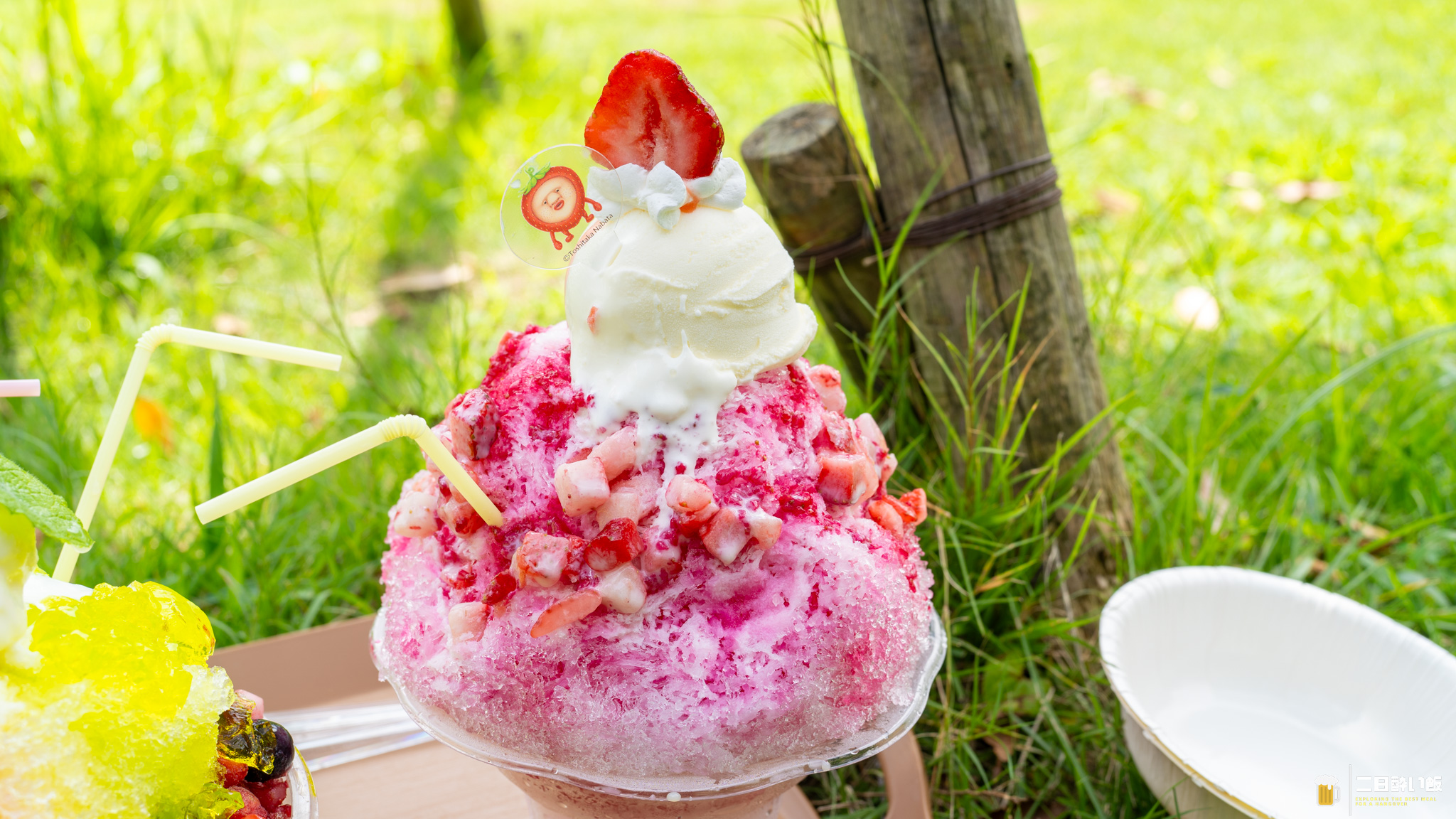 死ぬ思いで買ったかき氷が、デカすぎたw 東松山ぼたん園『PEONY CAFE』のこびとづかんコラボかき氷 6